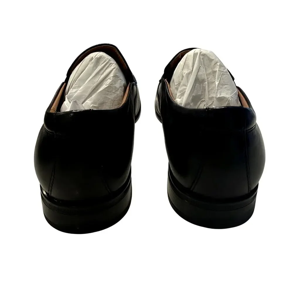 Florsheim Zaffiro Moc Toe Venetian Loafer in Black, Size 10